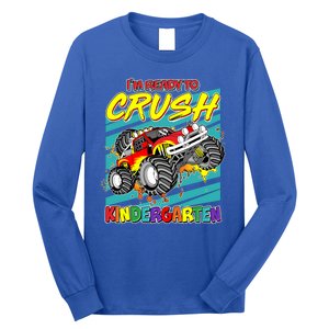 I'm Ready To Crush Kindergarten Monster Truck Long Sleeve Shirt