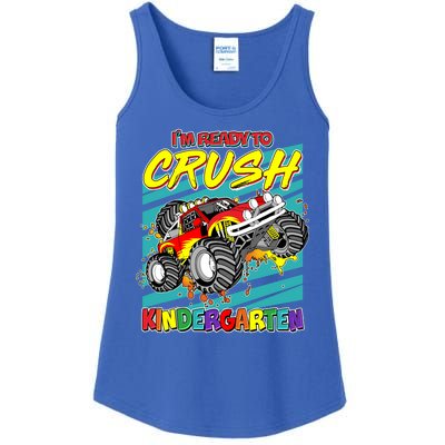 I'm Ready To Crush Kindergarten Monster Truck Ladies Essential Tank