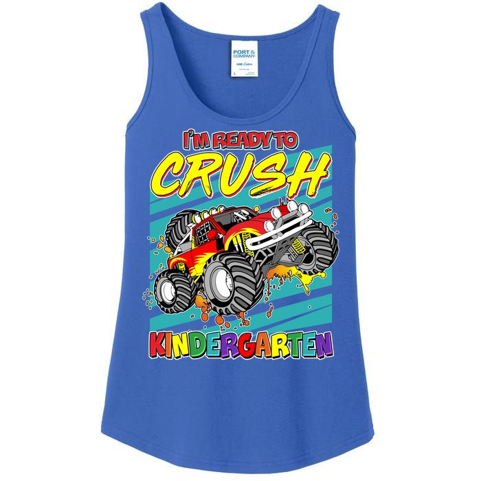 I'm Ready To Crush Kindergarten Monster Truck Ladies Essential Tank