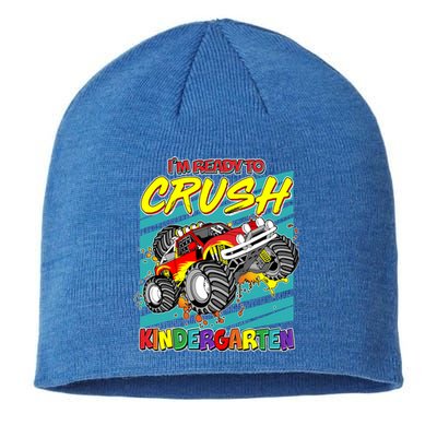 I'm Ready To Crush Kindergarten Monster Truck Sustainable Beanie