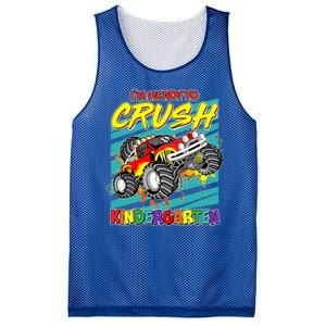 I'm Ready To Crush Kindergarten Monster Truck Mesh Reversible Basketball Jersey Tank