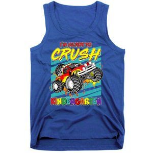 I'm Ready To Crush Kindergarten Monster Truck Tank Top