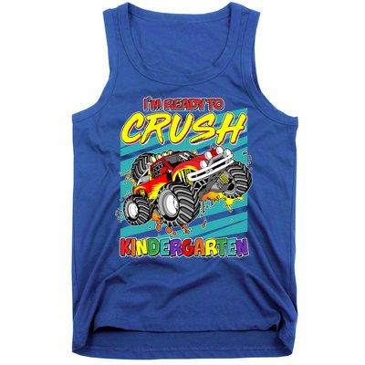 I'm Ready To Crush Kindergarten Monster Truck Tank Top