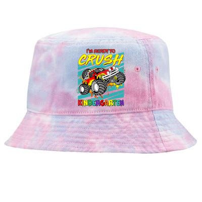 I'm Ready To Crush Kindergarten Monster Truck Tie-Dyed Bucket Hat