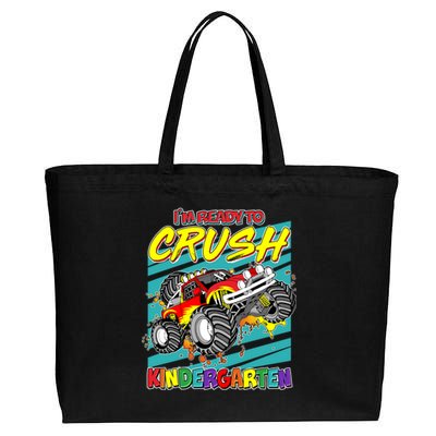 I'm Ready To Crush Kindergarten Monster Truck Cotton Canvas Jumbo Tote