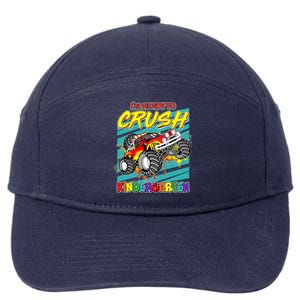 I'm Ready To Crush Kindergarten Monster Truck 7-Panel Snapback Hat