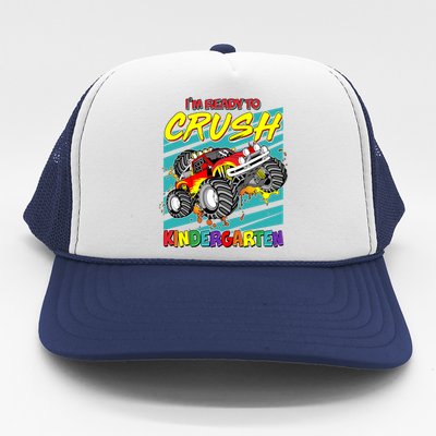 I'm Ready To Crush Kindergarten Monster Truck Trucker Hat