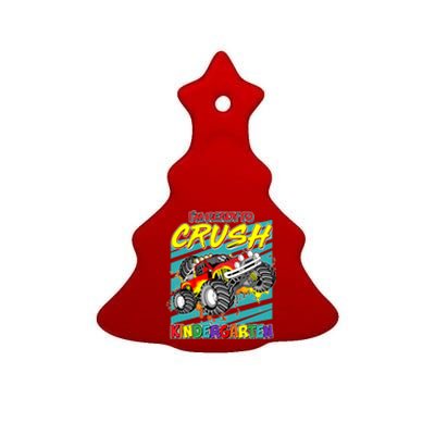 I'm Ready To Crush Kindergarten Monster Truck Ceramic Tree Ornament