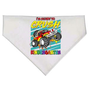 I'm Ready To Crush Kindergarten Monster Truck USA-Made Doggie Bandana