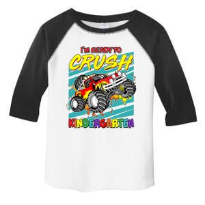 I'm Ready To Crush Kindergarten Monster Truck Toddler Fine Jersey T-Shirt