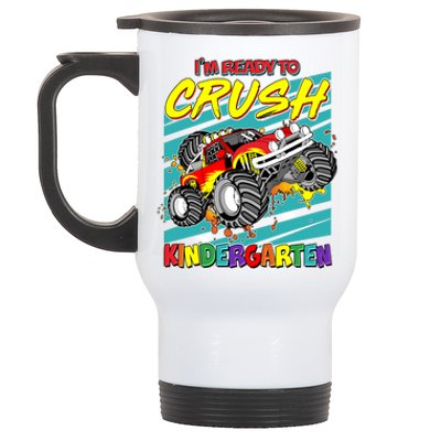 I'm Ready To Crush Kindergarten Monster Truck Stainless Steel Travel Mug