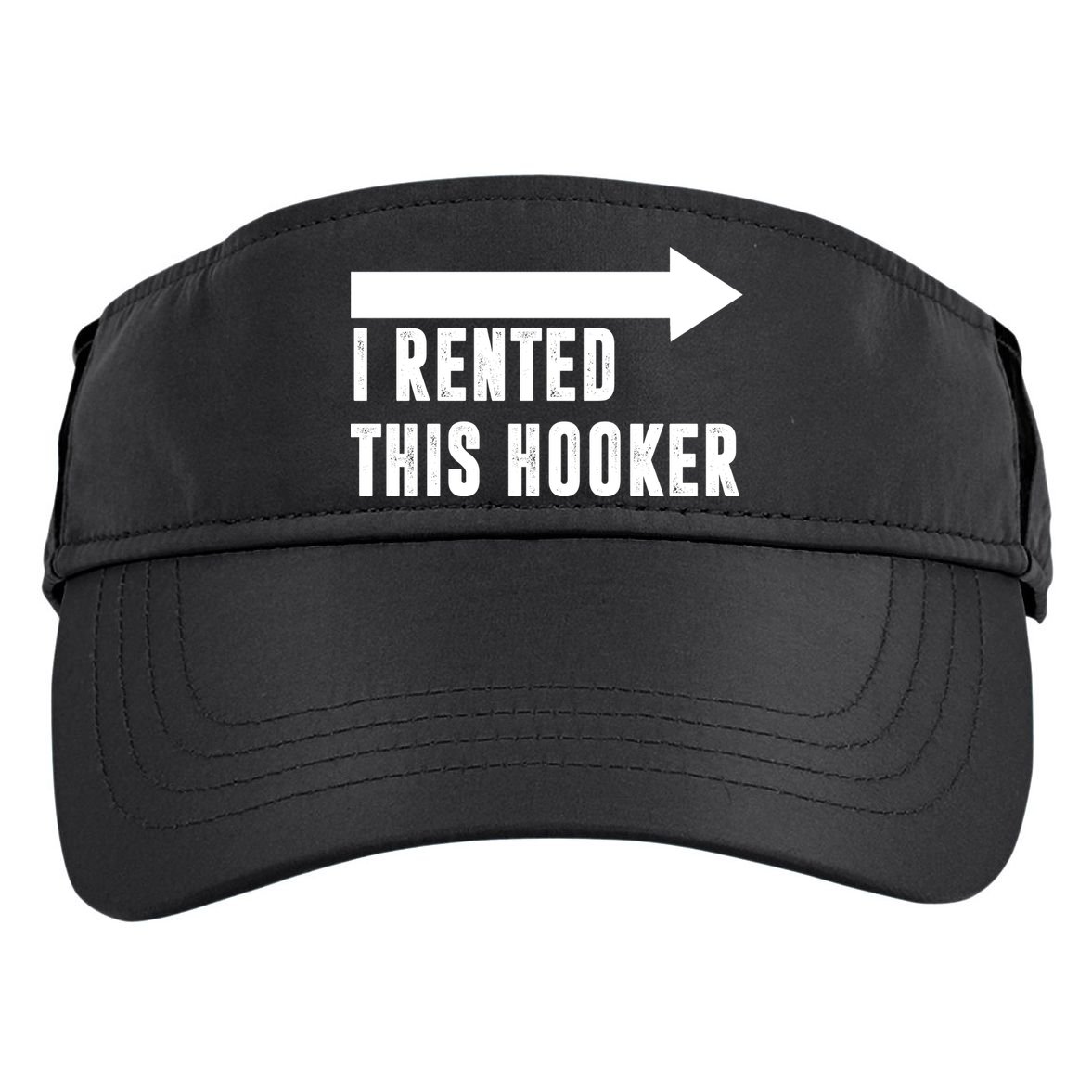 I Rented This Hooker Funny Adult Drive Performance Visor