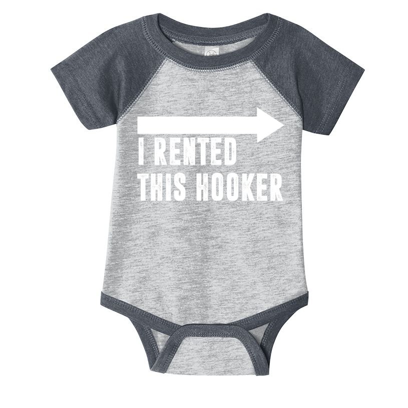 I Rented This Hooker Funny Infant Baby Jersey Bodysuit