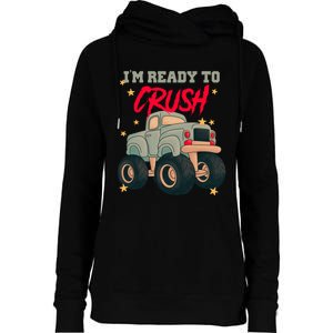 Im Ready To Crush Womens Funnel Neck Pullover Hood