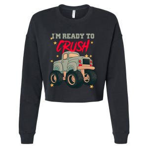 Im Ready To Crush Cropped Pullover Crew