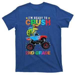 Im Ready To Crush 2nd Grade Monster Truck Dinosaur T-Shirt