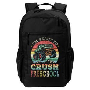 I'm Ready To Crush PreSchool Monster Truck Gift Daily Commute Backpack