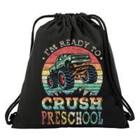 I'm Ready To Crush PreSchool Monster Truck Gift Drawstring Bag