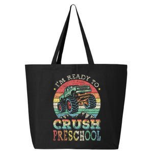 I'm Ready To Crush PreSchool Monster Truck Gift 25L Jumbo Tote