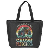 I'm Ready To Crush PreSchool Monster Truck Gift Zip Tote Bag