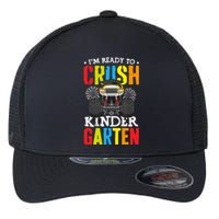 Im Ready To Crush Kindergarten Monster Truck Back To School Flexfit Unipanel Trucker Cap