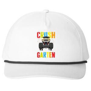 Im Ready To Crush Kindergarten Monster Truck Back To School Snapback Five-Panel Rope Hat