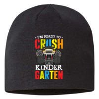 Im Ready To Crush Kindergarten Monster Truck Back To School Sustainable Beanie