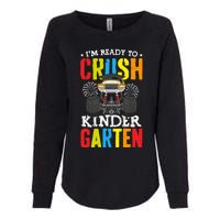 Im Ready To Crush Kindergarten Monster Truck Back To School Womens California Wash Sweatshirt