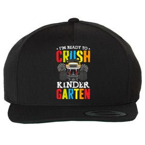 Im Ready To Crush Kindergarten Monster Truck Back To School Wool Snapback Cap