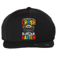 Im Ready To Crush Kindergarten Monster Truck Back To School Wool Snapback Cap