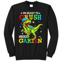 IM Ready To Crush Kindergarten Dinosaur 1st Day Of School Sweatshirt