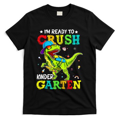 IM Ready To Crush Kindergarten Dinosaur 1st Day Of School T-Shirt