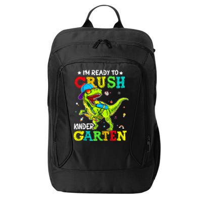 IM Ready To Crush Kindergarten Dinosaur 1st Day Of School City Backpack