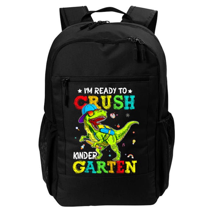 IM Ready To Crush Kindergarten Dinosaur 1st Day Of School Daily Commute Backpack