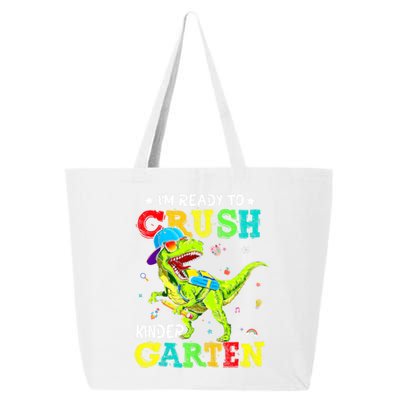 IM Ready To Crush Kindergarten Dinosaur 1st Day Of School 25L Jumbo Tote