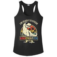 I'm Ready To Crush Kindergarten Dinosaur Back To School Ladies PosiCharge Competitor Racerback Tank