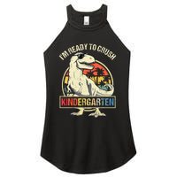 I'm Ready To Crush Kindergarten Dinosaur Back To School Women's Perfect Tri Rocker Tank