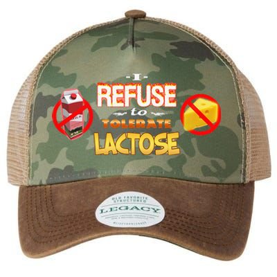 I Refuse To Tolerate Lactose Legacy Tie Dye Trucker Hat