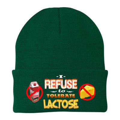 I Refuse To Tolerate Lactose Knit Cap Winter Beanie