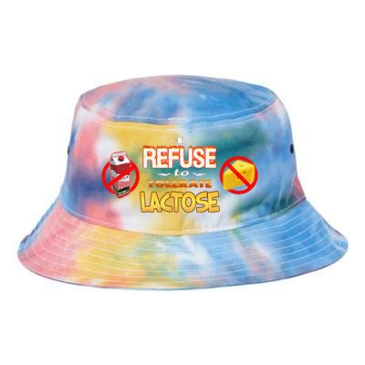 I Refuse To Tolerate Lactose Tie Dye Newport Bucket Hat