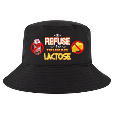 I Refuse To Tolerate Lactose Cool Comfort Performance Bucket Hat