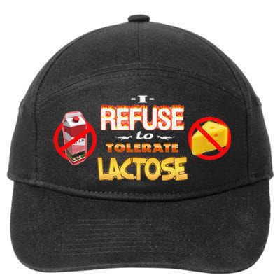 I Refuse To Tolerate Lactose 7-Panel Snapback Hat