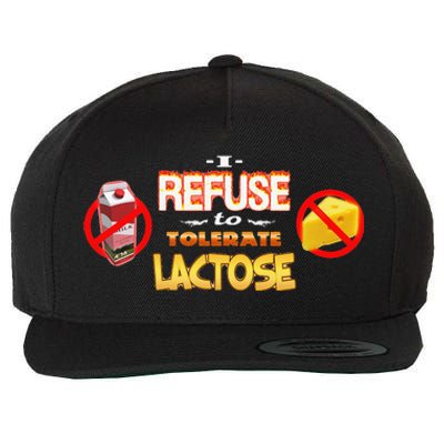 I Refuse To Tolerate Lactose Wool Snapback Cap