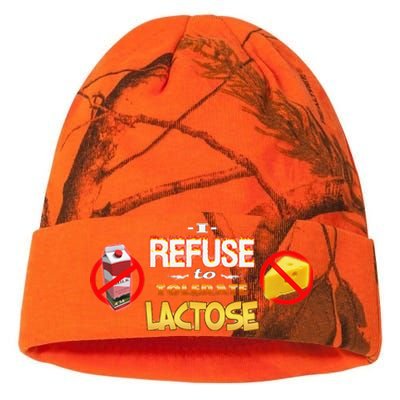 I Refuse To Tolerate Lactose Kati Licensed 12" Camo Beanie