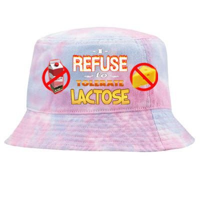 I Refuse To Tolerate Lactose Tie-Dyed Bucket Hat