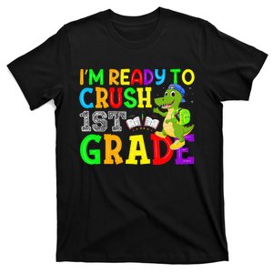 I'm Ready To Crush 1st Grade Truck Dinosaur Back To School T-Shirt