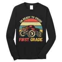 I`m Ready To Crush First Grade First Day Of First Grade Kids Long Sleeve Shirt