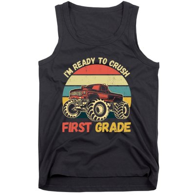 I`m Ready To Crush First Grade First Day Of First Grade Kids Tank Top