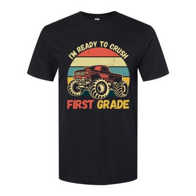 I`m Ready To Crush First Grade First Day Of First Grade Kids Softstyle CVC T-Shirt