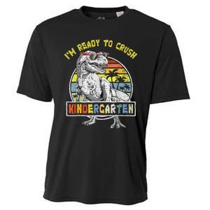 I'm Ready To Crush Kindergarten Dinosaur Back To School Cooling Performance Crew T-Shirt